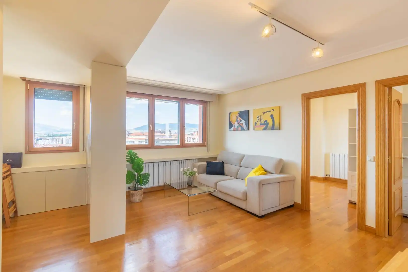 Living room of Attic for sale in  Pamplona / Iruña  with Heating, Terrace and Storage room