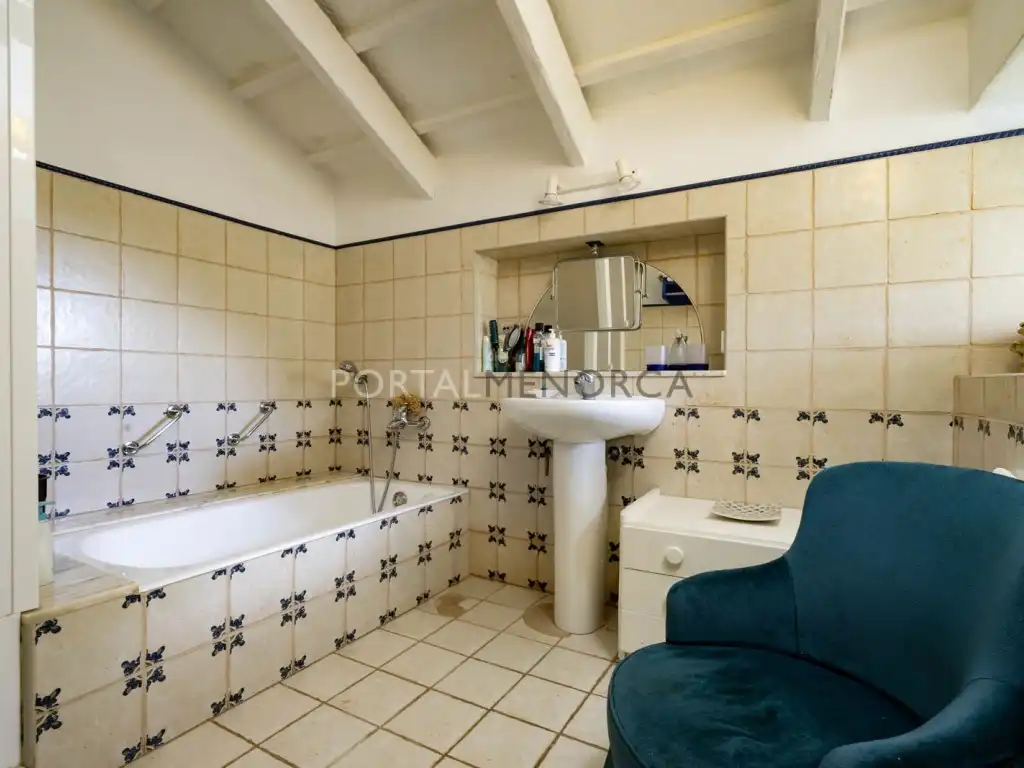 Baño de Finca rústica en venta en Es Castell