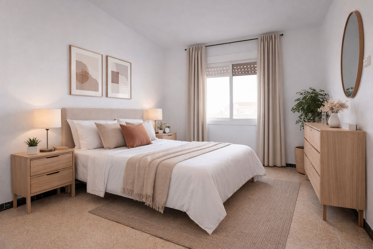 Bedroom of Flat for sale in  Barcelona Capital  with Heating, Parquet flooring and Oven