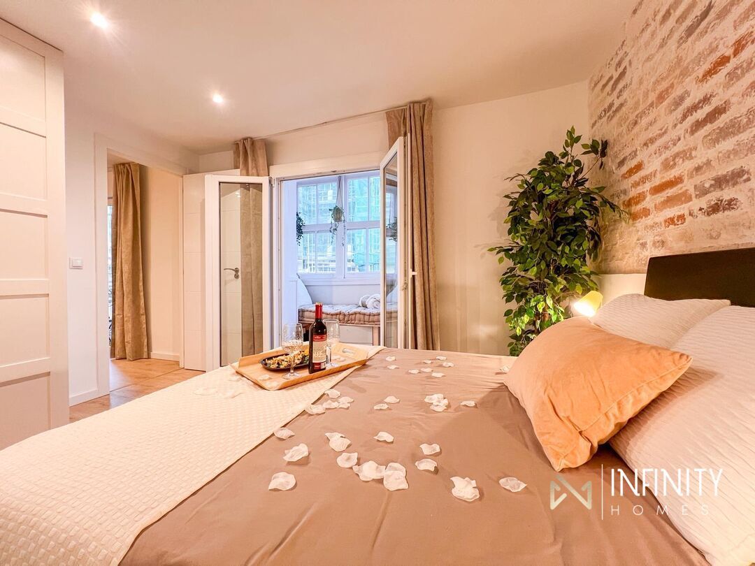 Bedroom of Flat for sale in Bilbao   with Heating and Furnished