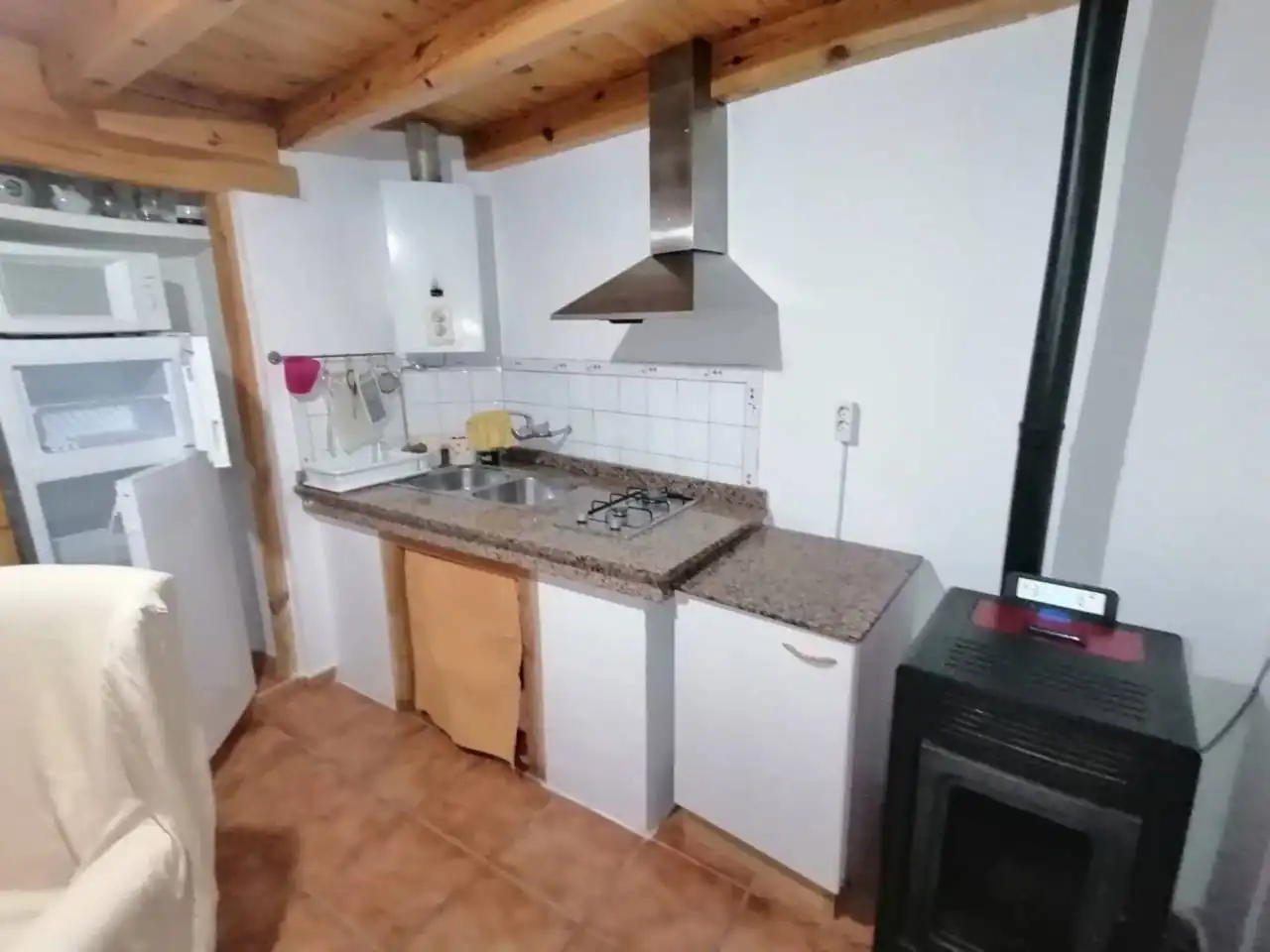 Cocina de Casa adosada en venta en El Bodón  con Calefacción y Amueblado