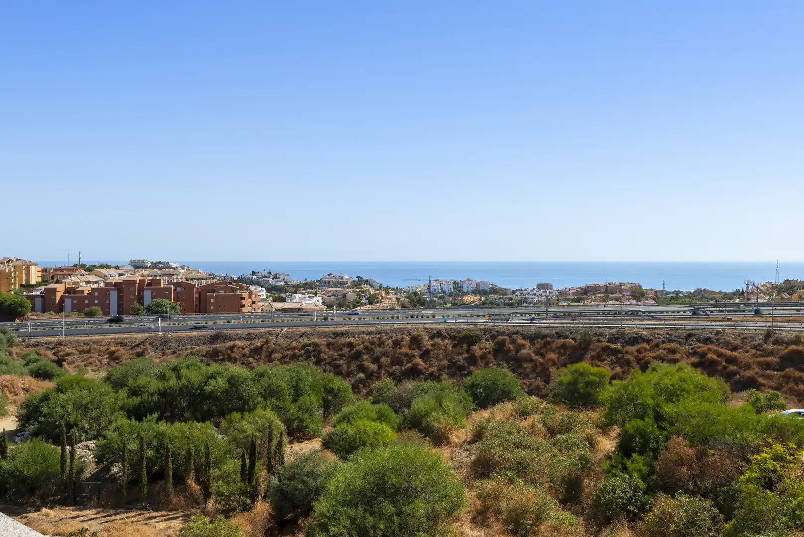 Exterior view of Attic for sale in Mijas  with Air Conditioner, Terrace and Swimming Pool