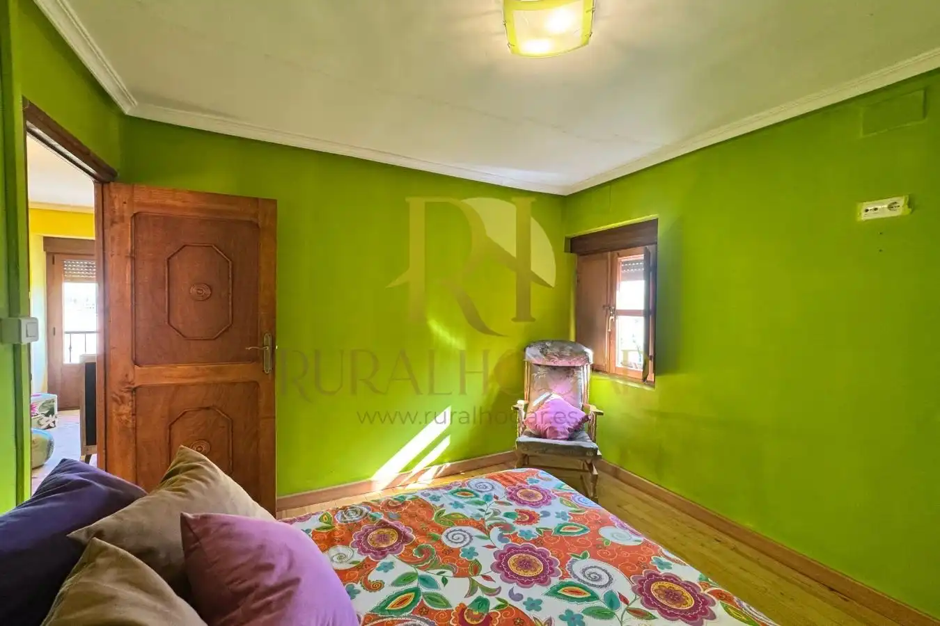 Habitación de Casa o chalet en venta en Gradefes con Calefacción, Parquet y Amueblado