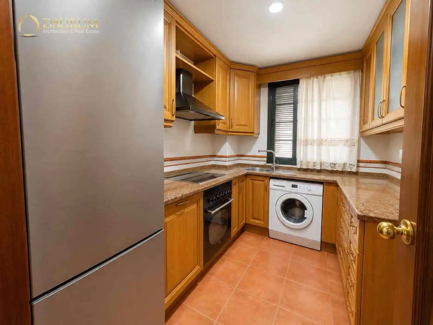 Kitchen of Flat for sale in Dos Hermanas  with Air Conditioner, Heating and Terrace