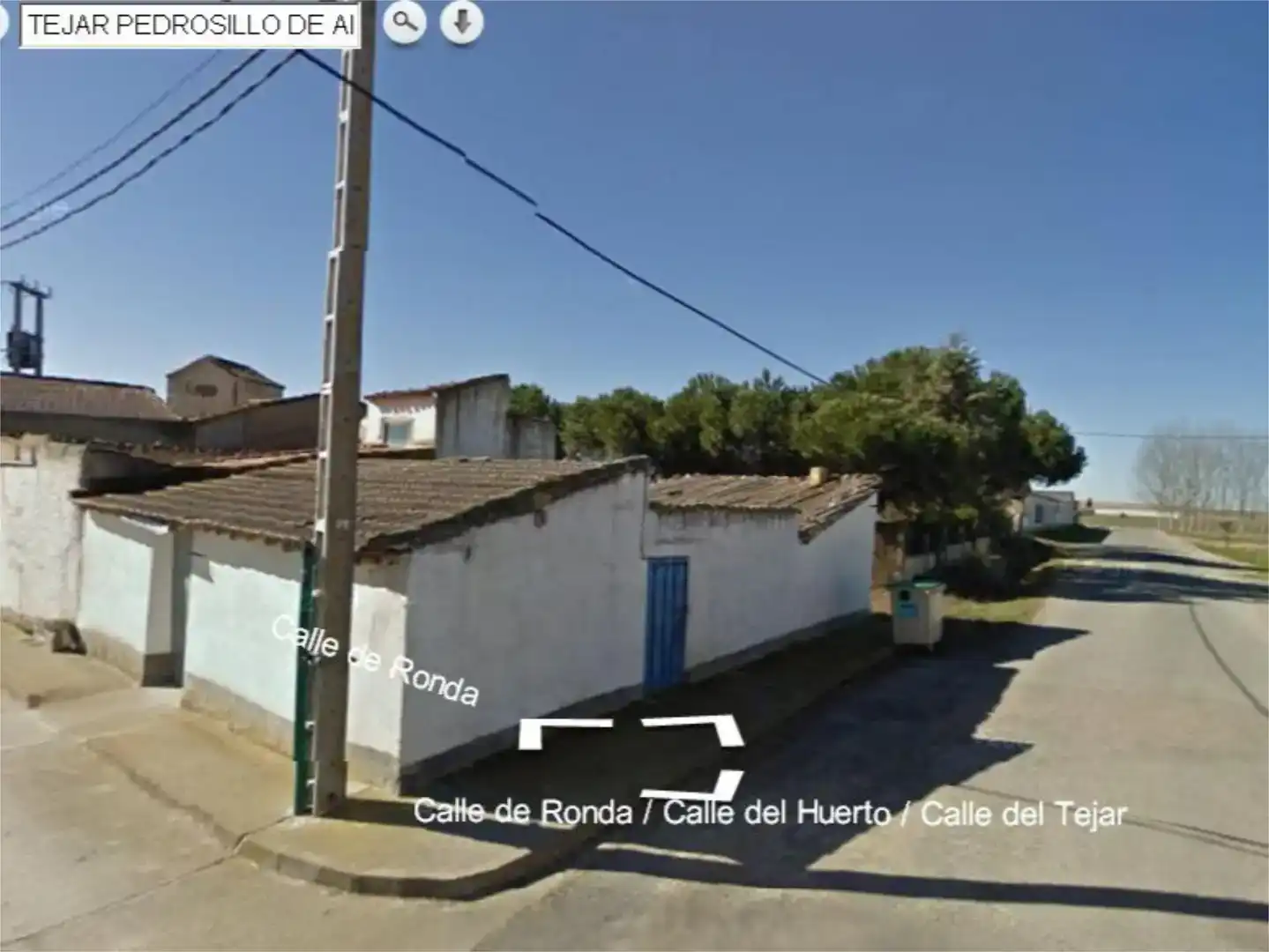 Vista exterior de Planta baixa en venda en Pedrosillo de Alba amb Traster