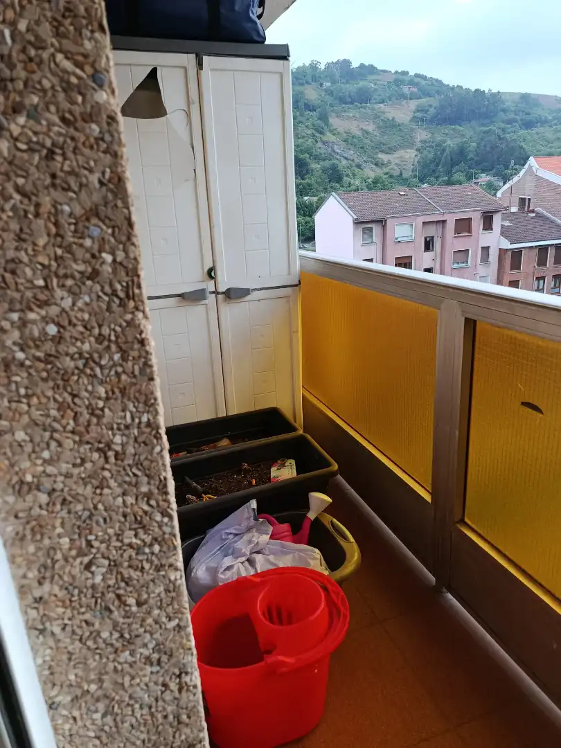 Terrassa de Apartament en venda en Ortuella amb Calefacció, Moblat i Forn