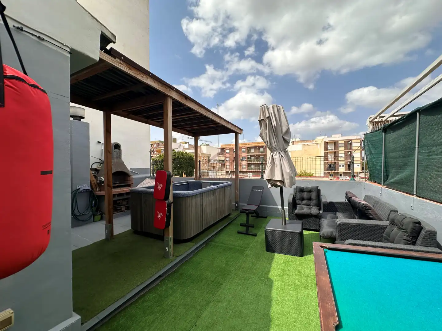 Terrasse von Maisonette zum Verkauf in Elche / Elx mit Klimaanlage, Terrasse und Abstellraum