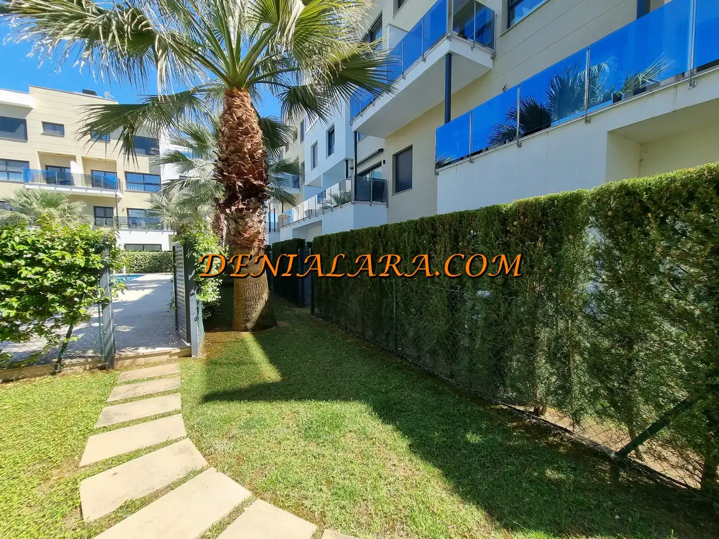 Vista exterior de Apartamento en venta en Oliva con Aire acondicionado, Jardín privado y Terraza
