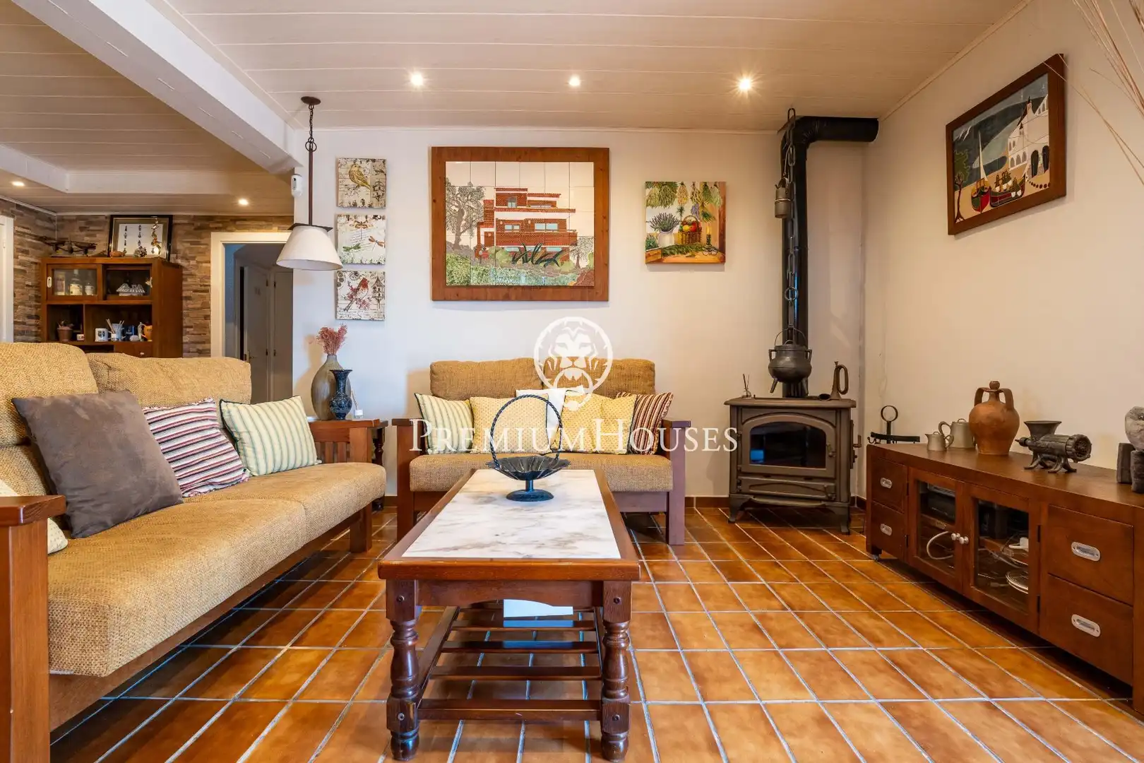 Living room of Houses for sale in Calafell  with Air Conditioner, Heating and Private garden
