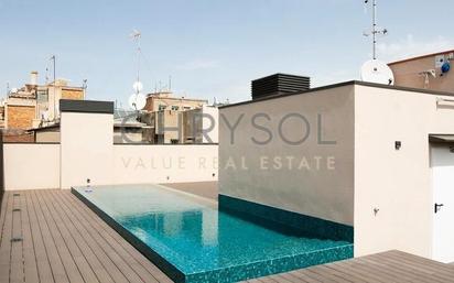 Piscina de Pis en venda en  Barcelona Capital amb Aire condicionat, Calefacció i Parquet