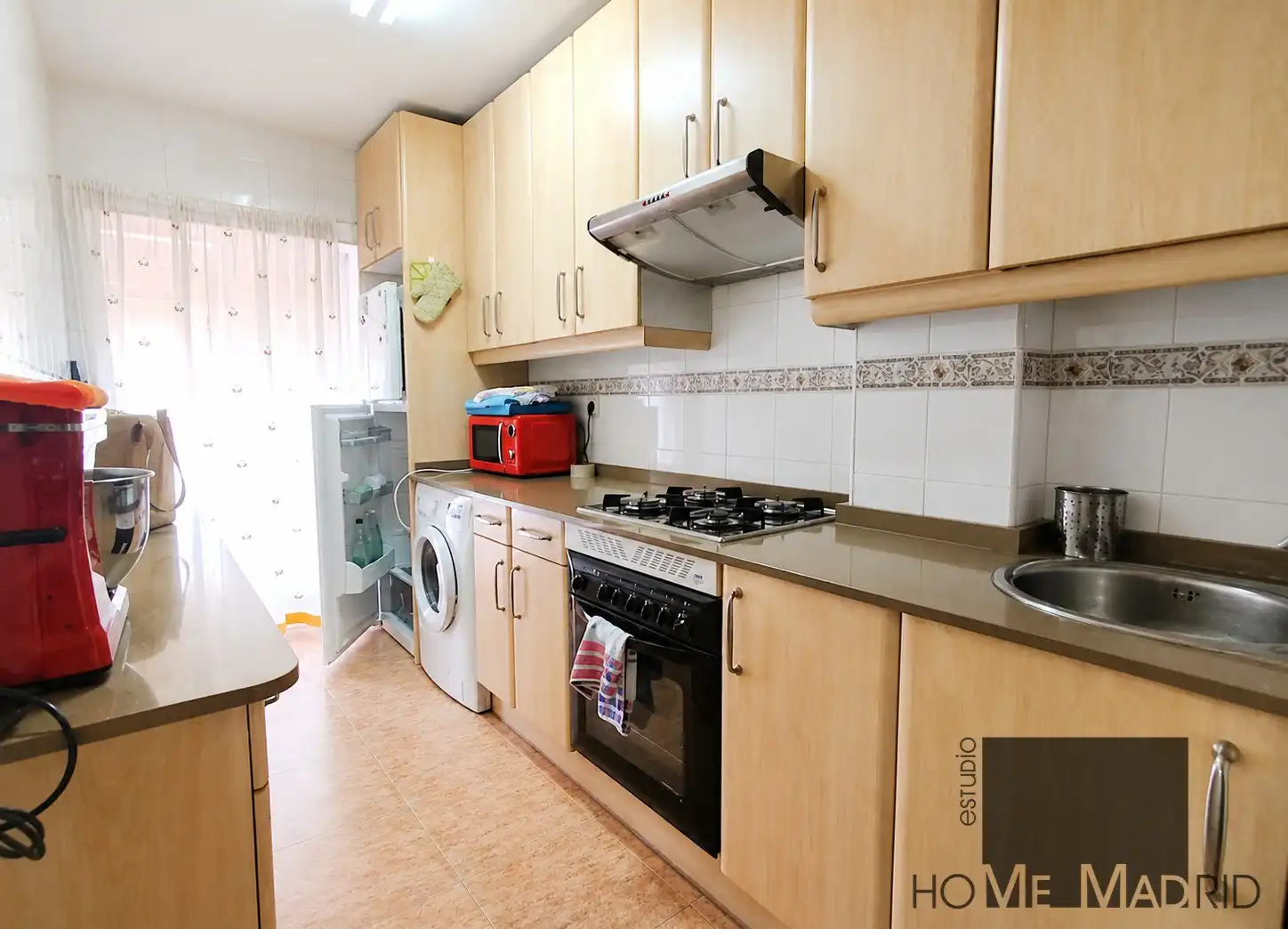 Kitchen of Flat for sale in Madrid  with Air Conditioner and Terrace
