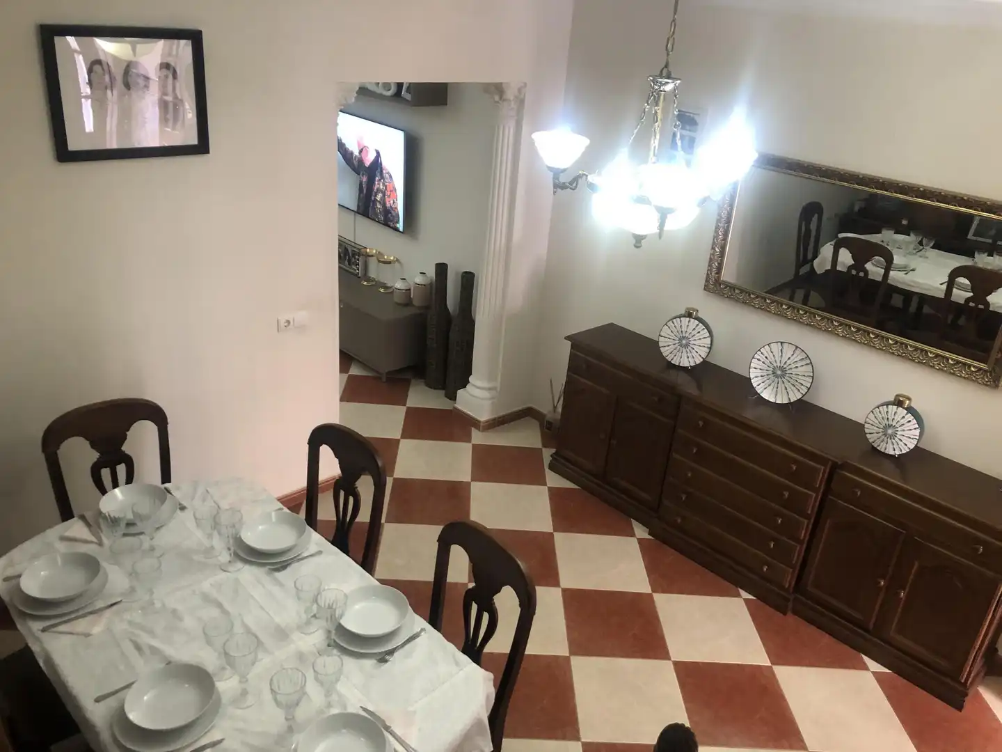 Dining room of Detached homes for sale in Cuevas Bajas  with Heating and Storage room