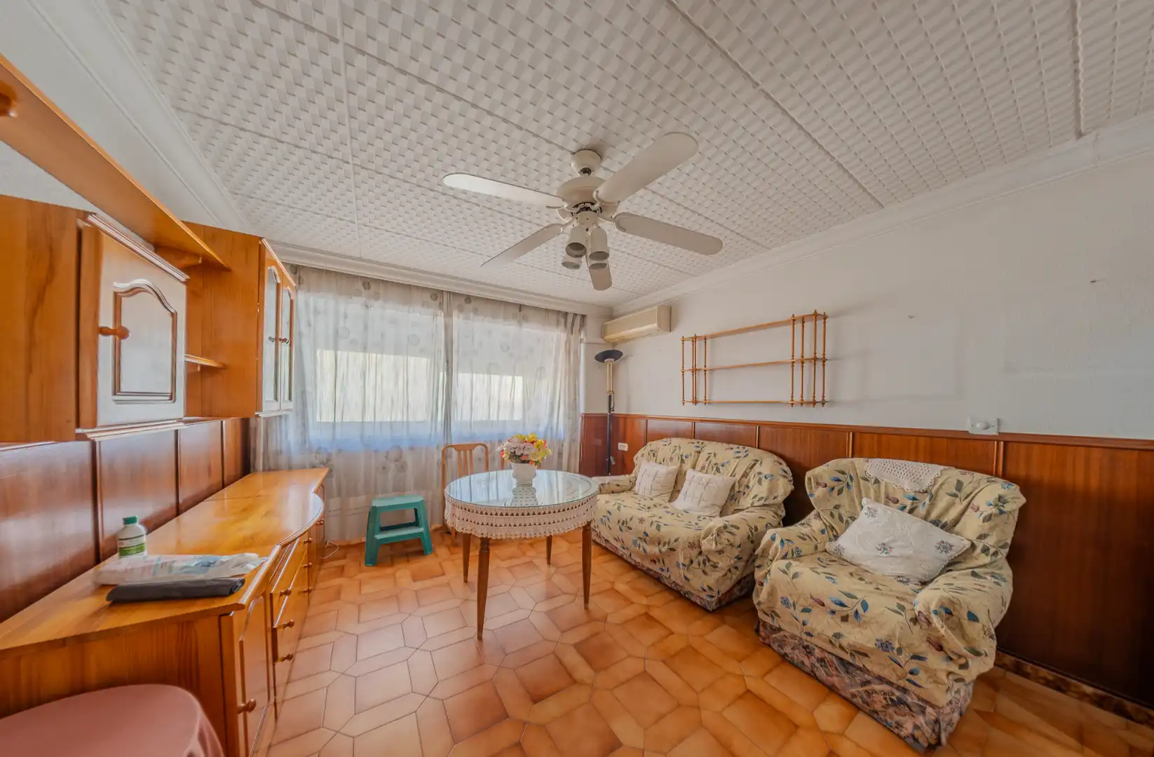 Sala d'estar de Pis en venda en Murcia amb Moblat i Balcó