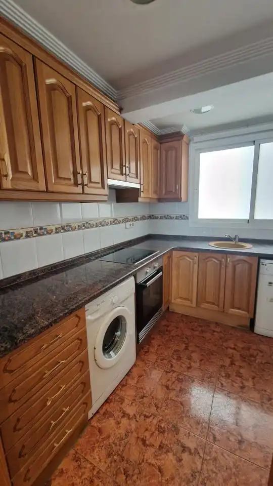 Kitchen of Flat for rent in Moncada  with Air Conditioner and Furnished