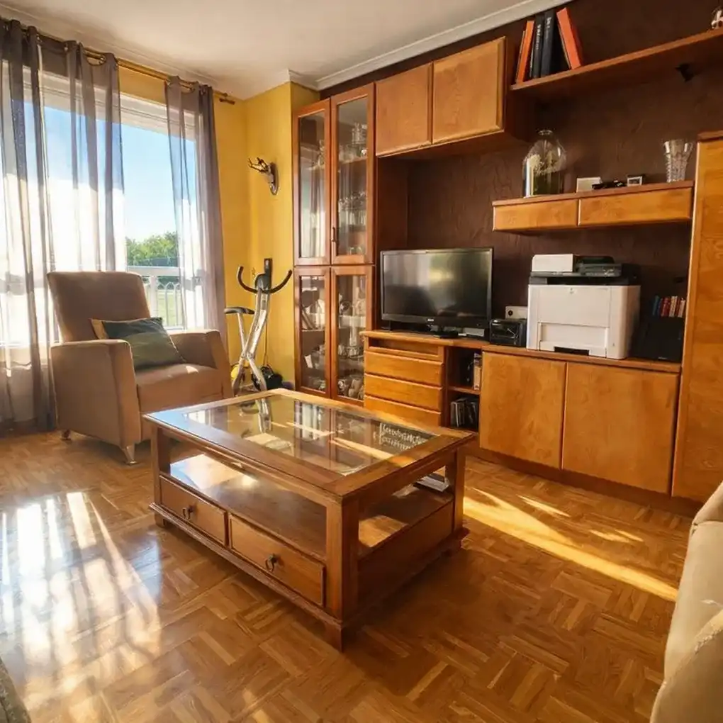 Sala de estar de Piso en venta en Vitoria - Gasteiz con Calefacción y Trastero