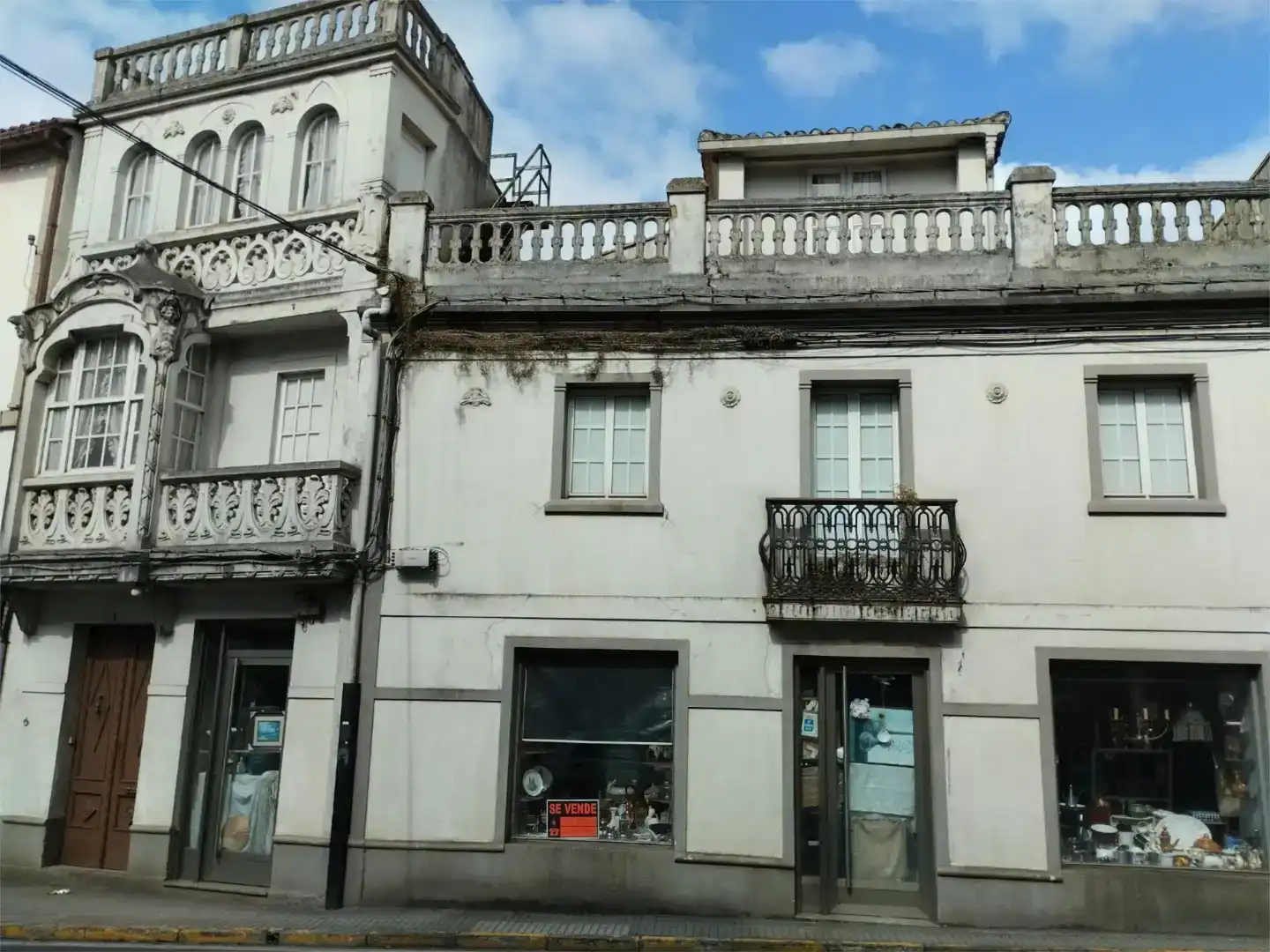 Vista exterior de Casa adosada en venta en Arzúa