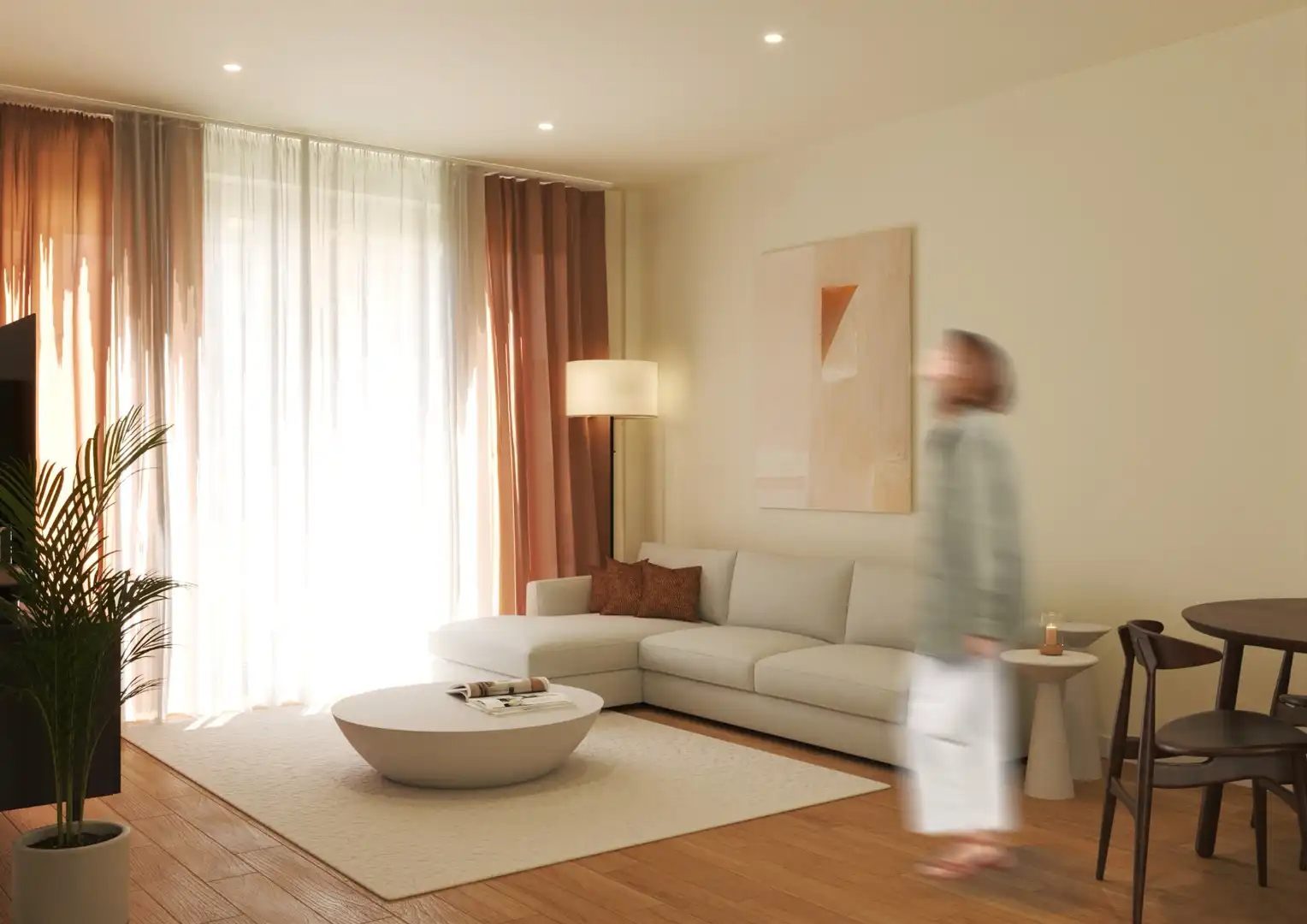 Living room of Flat for sale in Xeraco  with Air Conditioner, Heating and Terrace