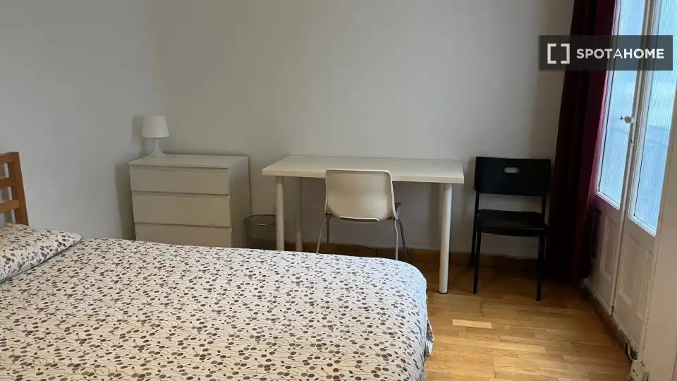 Habitación de Piso de alquiler en Madrid con Aire acondicionado, Calefacción y Amueblado