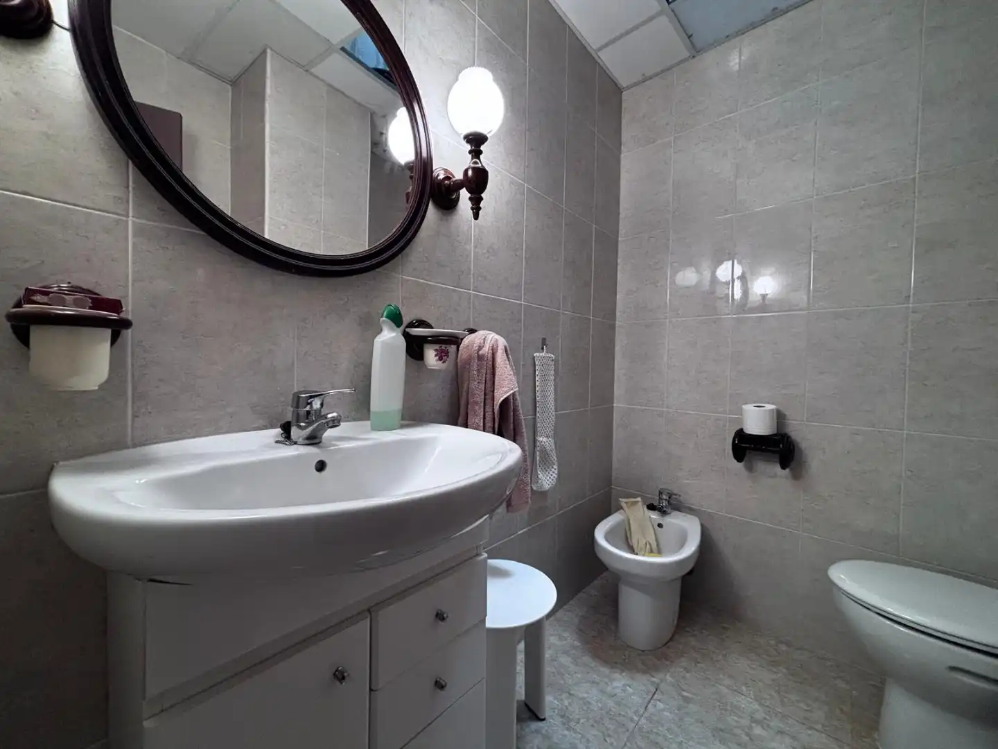 Baño de Finca rústica en venta en Valle de Oca con Calefacción y Jardín privado