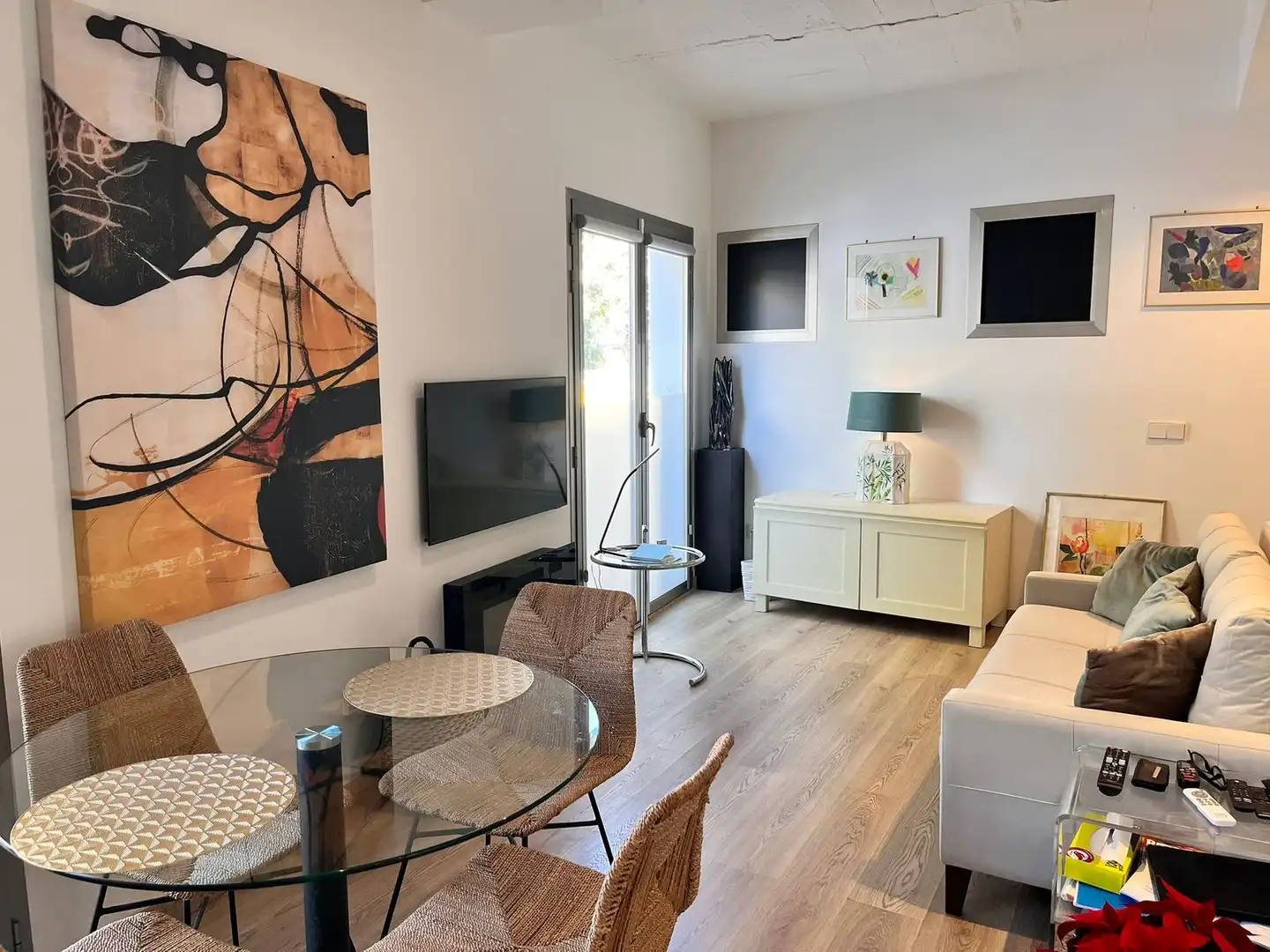 Sala de estar de Ático en venta en Marbella con Aire acondicionado y Terraza