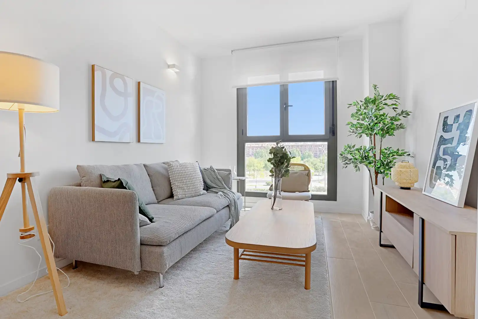 Sala de estar de Piso en venta en Madrid con Piscina comunitaria