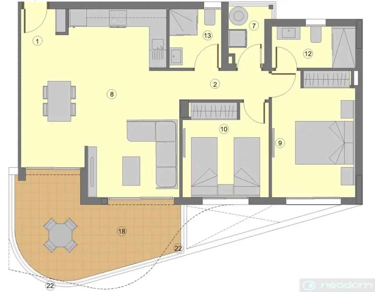 Wohnung mit Pool zum Verkauf in C. Pleamar, imagen 13