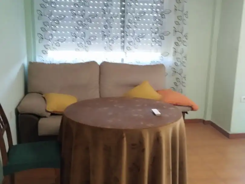 Wohnzimmer von Wohnung zur Miete in Madroñera mit Terrasse, Möbliert und Ofen