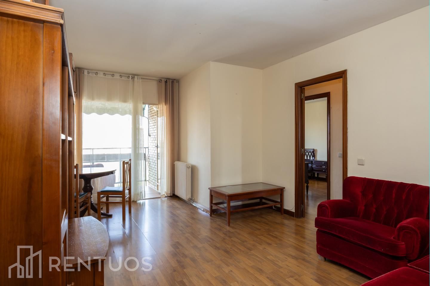 Sala d'estar de Pis de lloguer en  Madrid Capital amb Calefacció, Terrassa i Traster