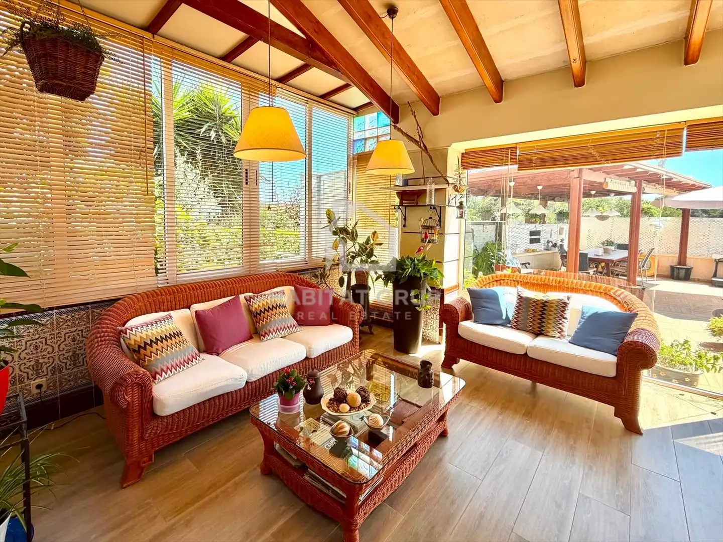 Living room of Houses for sale in Sant Lluís  with Air Conditioner, Heating and Private garden