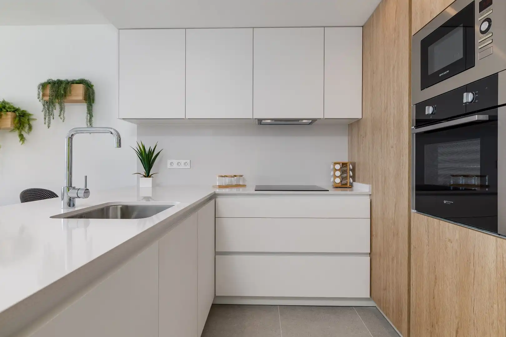 Cocina de Apartamento en venta en Villajoyosa / La Vila Joiosa con Aire acondicionado, Calefacción y Terraza