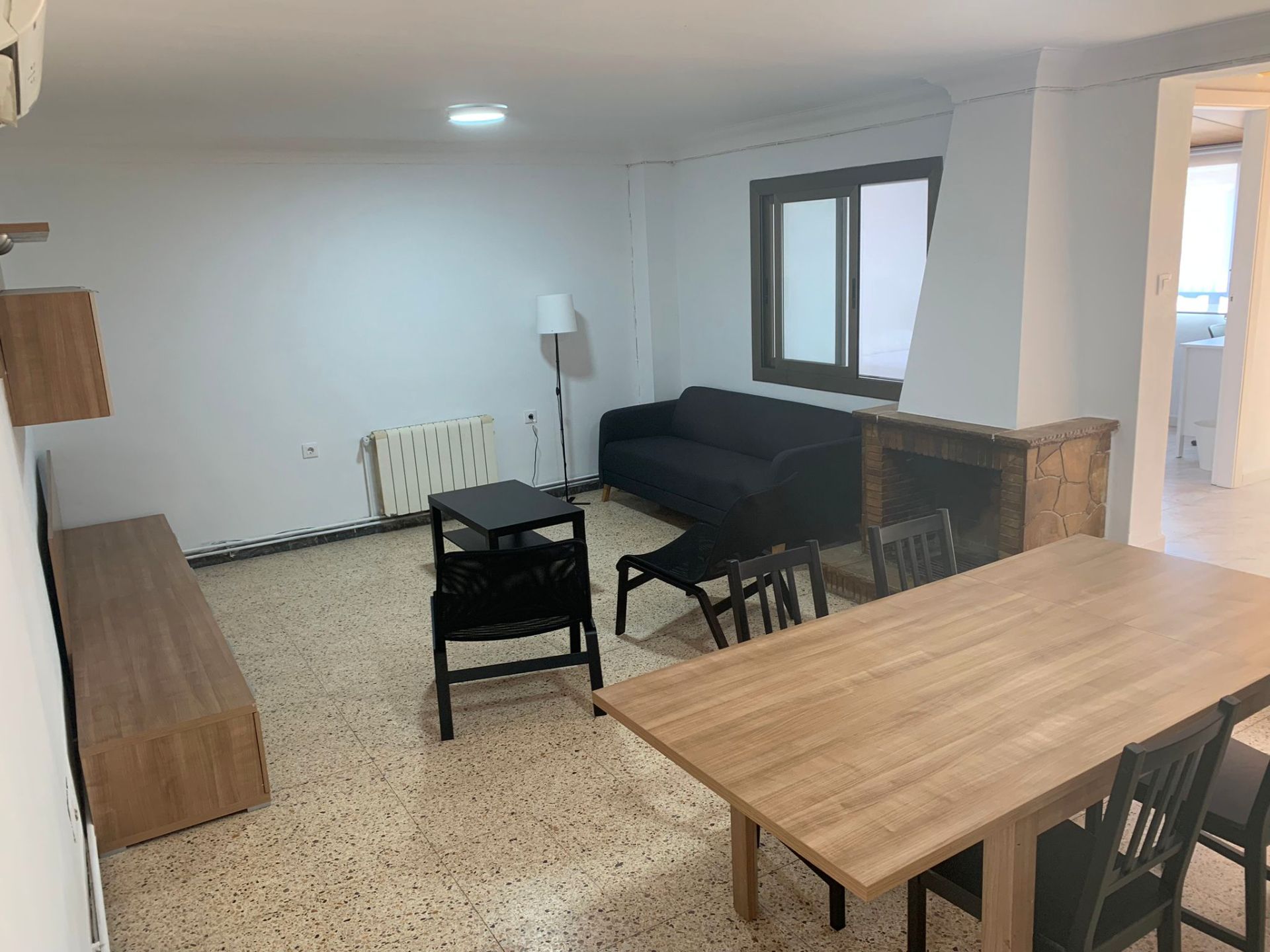 Sala d'estar de Pis de lloguer en  Tarragona Capital amb Aire condicionat, Calefacció i Moblat