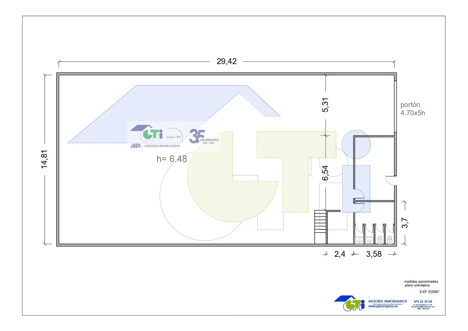 Nave industrial en venta en María de Huerva