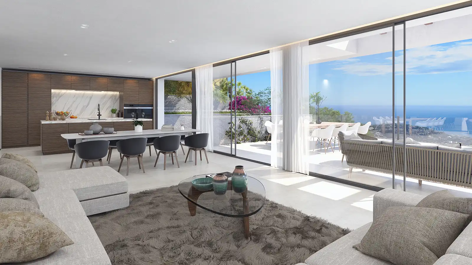Sala de estar de Casa o chalet en venta en Málaga con Aire acondicionado, Jardín privado y Terraza
