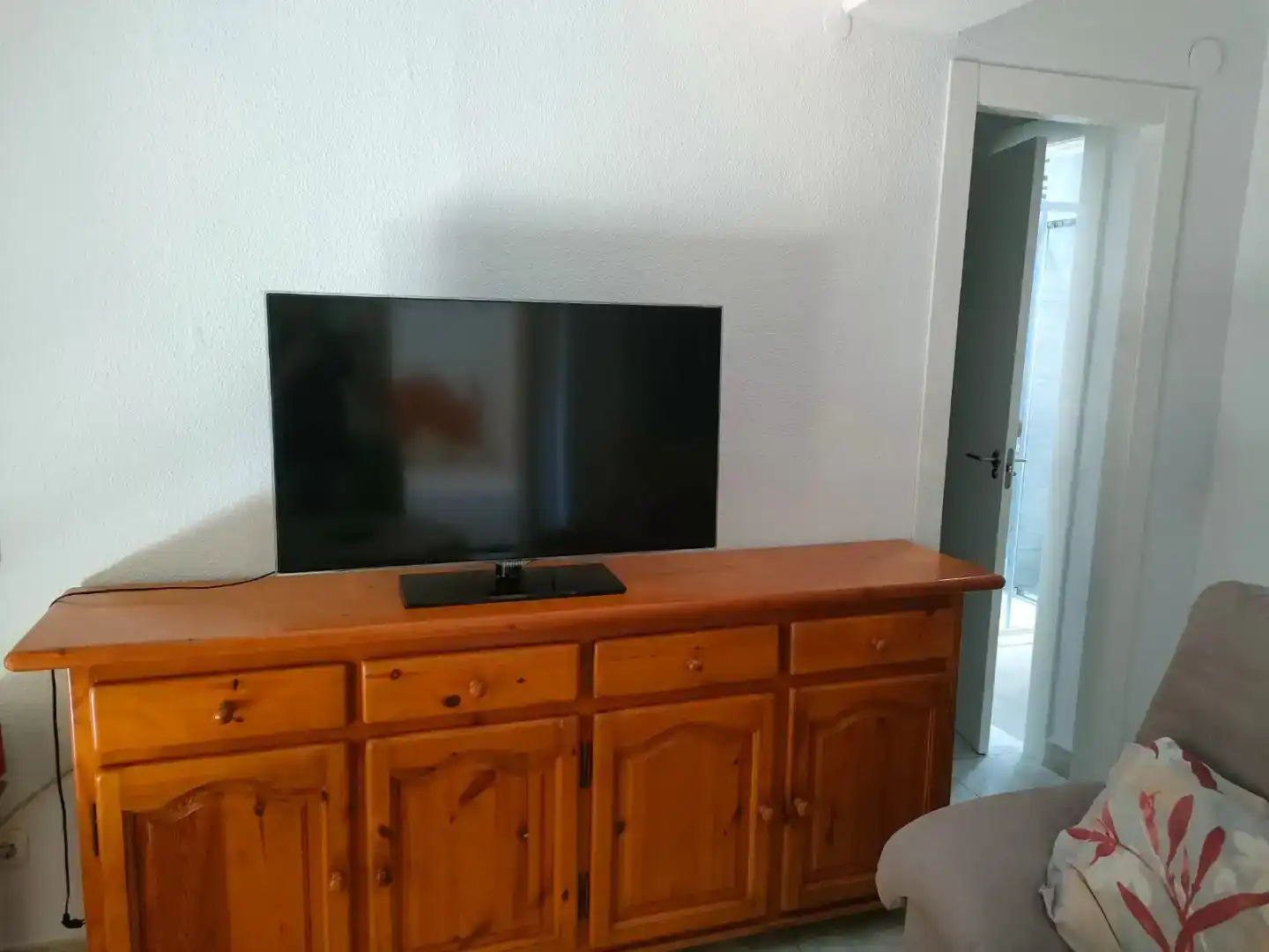 Sala d'estar de Pis de lloguer en Mérida amb Aire condicionat, Moblat i Forn