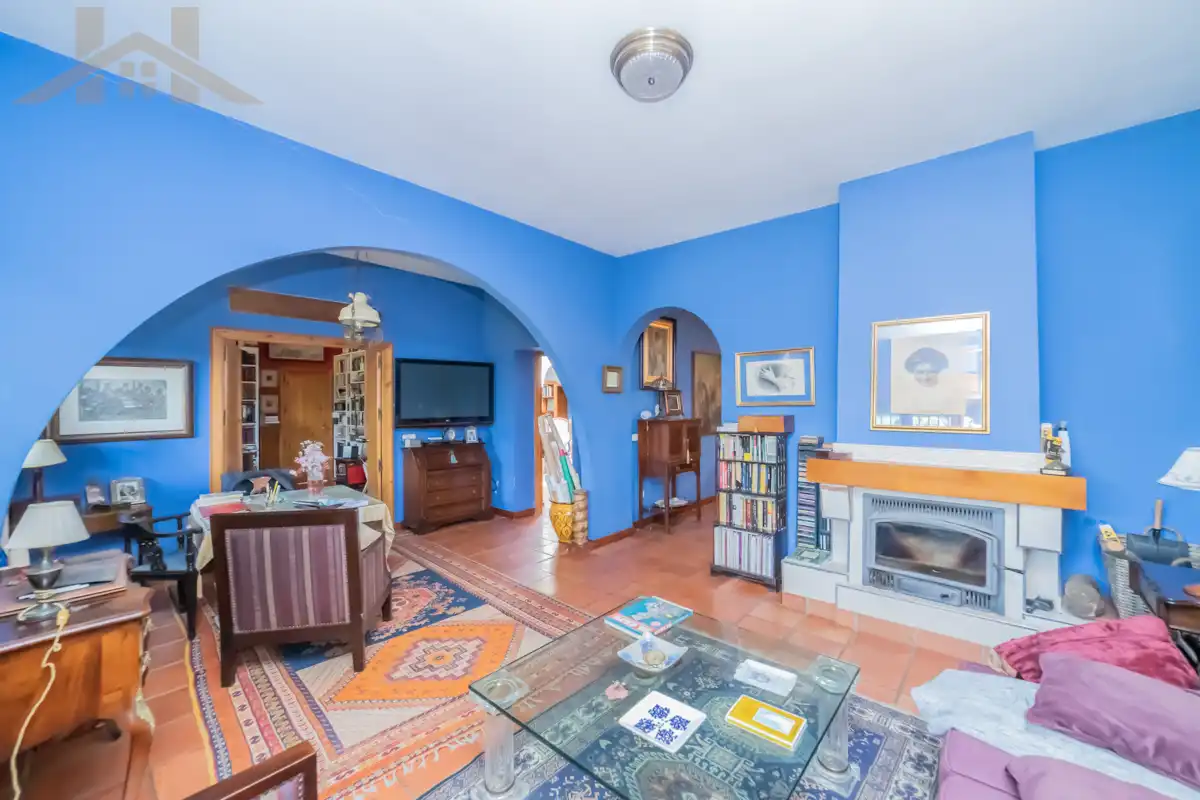 Sala d'estar de Casa o xalet en venda en Boadilla del Monte amb Aire condicionat, Calefacció i Jardí privat