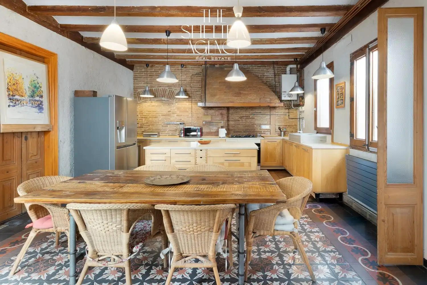 Cocina de Ático en venta en Barcelona con Calefacción, Trastero y Balcón