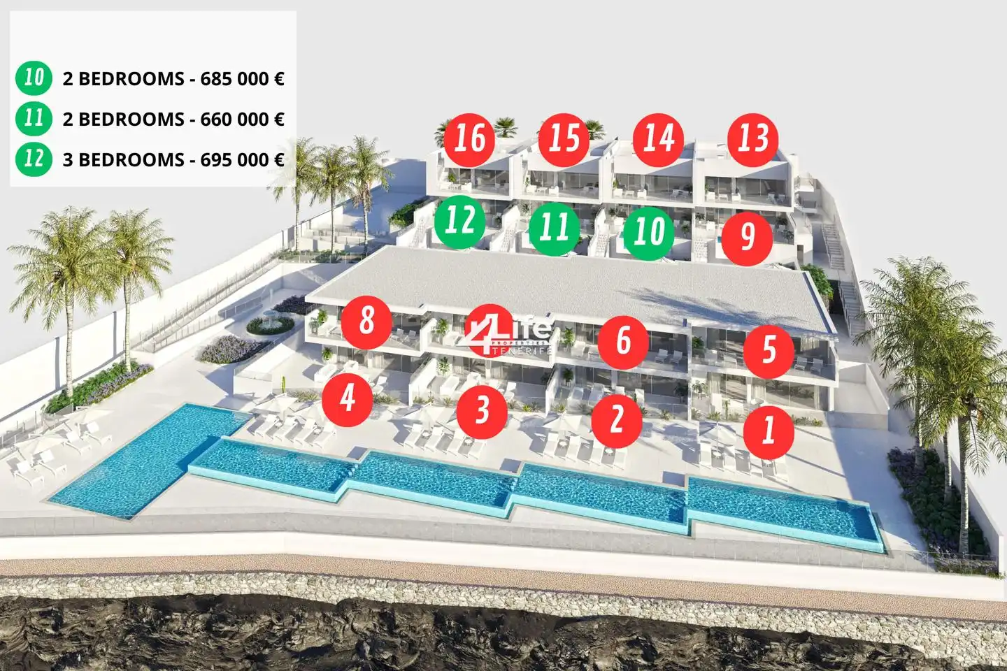 Apartment mit Pool zum Verkauf in Costa del Silencio, imagen 25