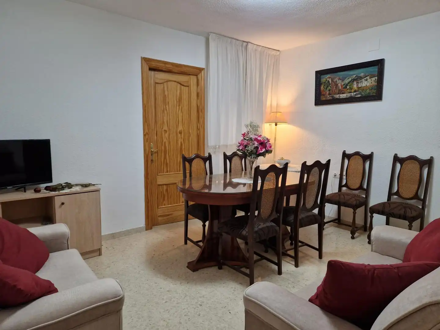 Dining room of Flat for rent in Granada  with Heating and Furnished