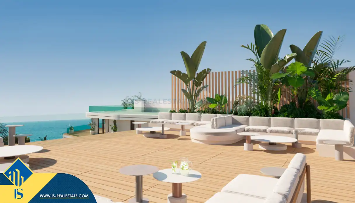 Terrassa de Apartament en venda en Santa Eulària des Riu amb Terrassa, Piscina i Balcó