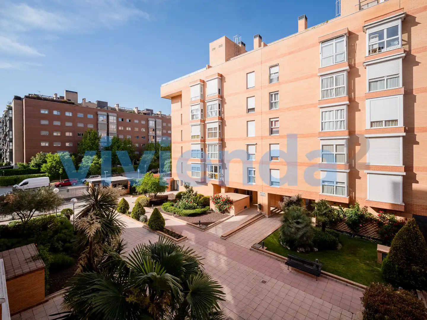 Vista exterior de Piso en venta en  Madrid Capital con Aire acondicionado, Calefacción y Trastero