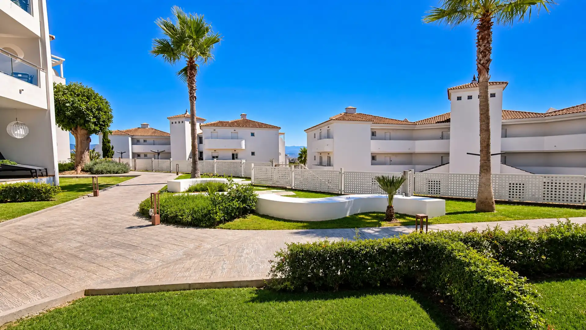 Exterior view of Ground floor for sale in Manilva  with Air Conditioner, Terrace and Swimming Pool