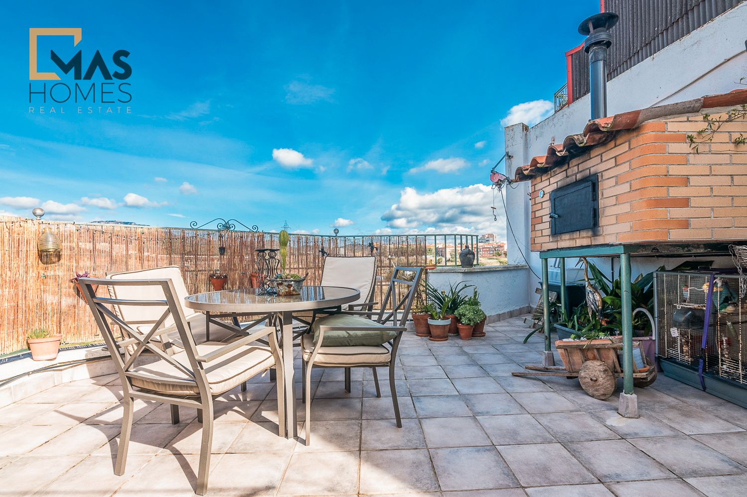 Terrace of Single-family semi-detached for sale in Terrassa  with Air Conditioner, Heating and Terrace