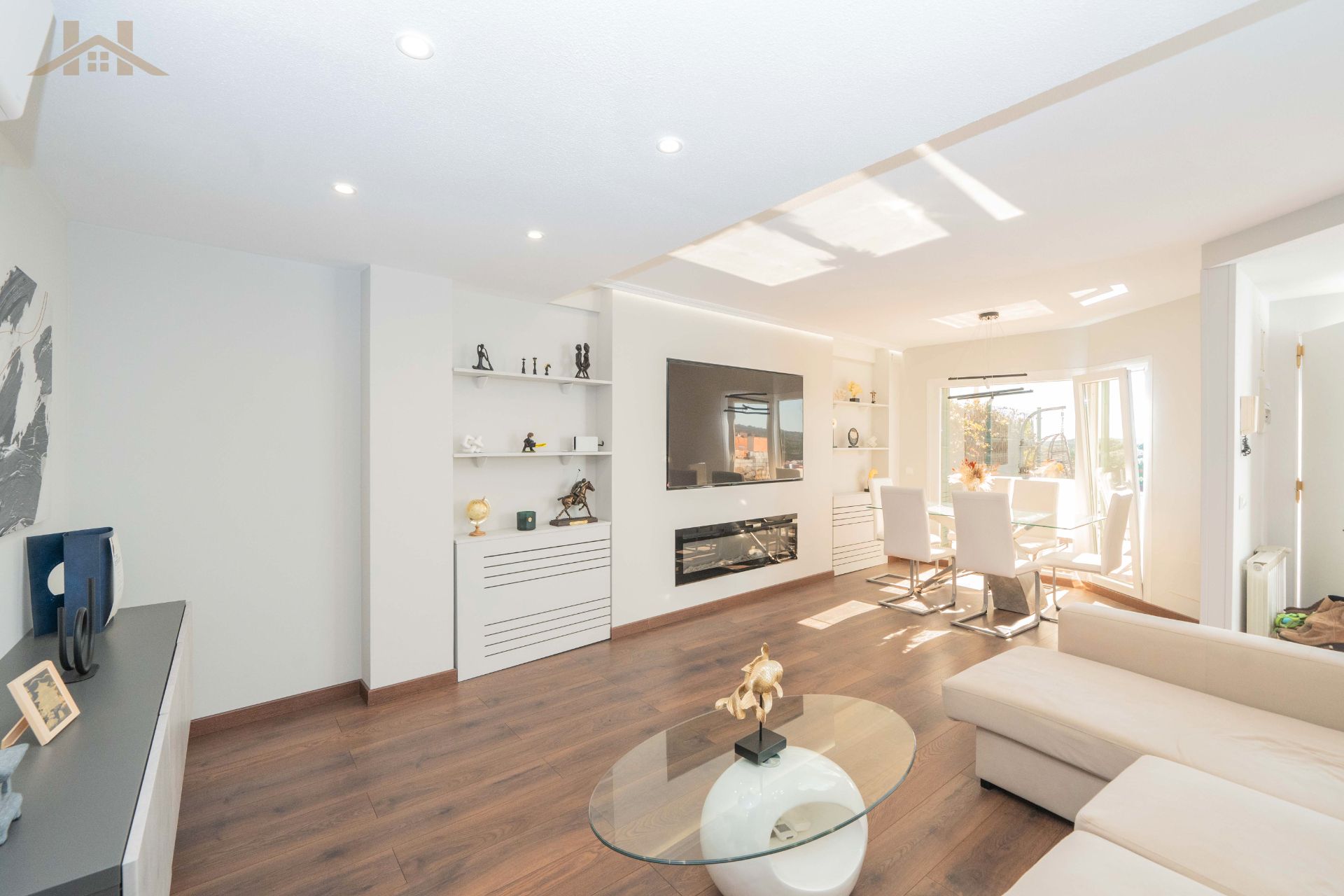 Living room of Single-family semi-detached for sale in Galapagar  with Air Conditioner, Heating and Private garden