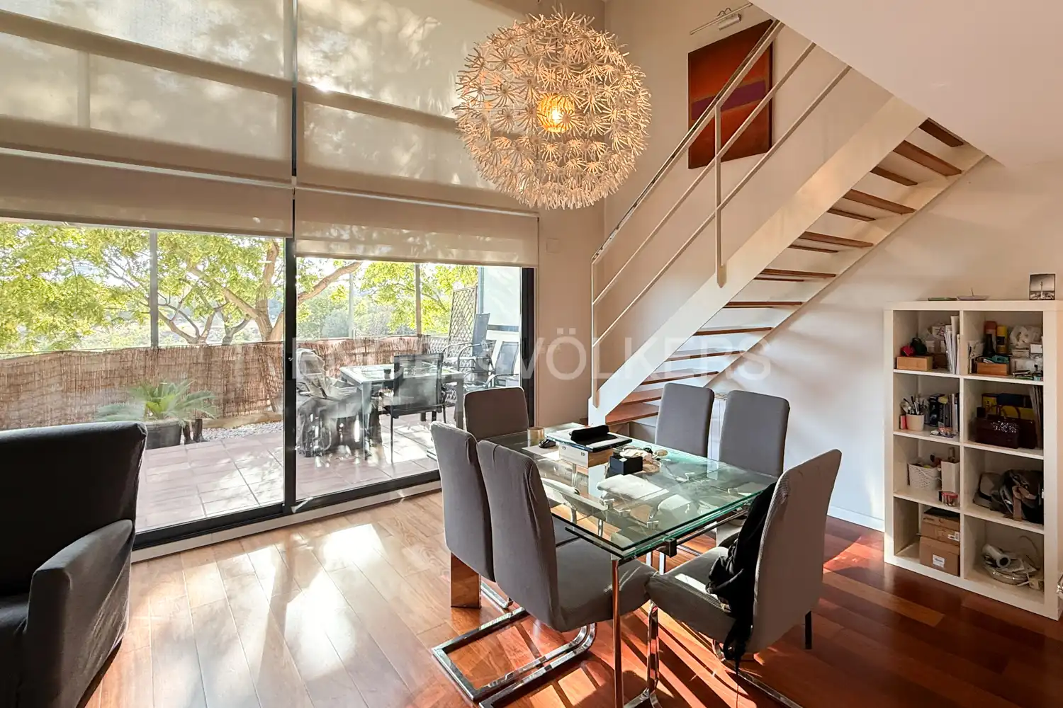 Dining room of Flat for rent in Paterna  with Air Conditioner, Heating and Parquet flooring