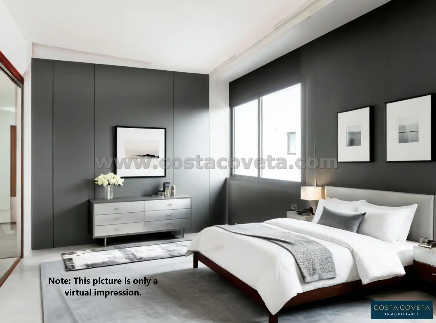 Dormitori de Apartament en venda en Villajoyosa / La Vila Joiosa amb Terrassa i Balcó