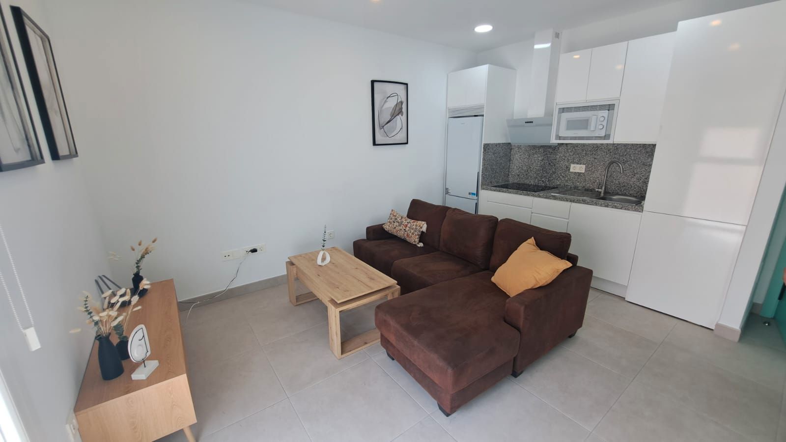 Living room of Flat to rent in Málaga Capital  with Air Conditioner, Furnished and Washing machine
