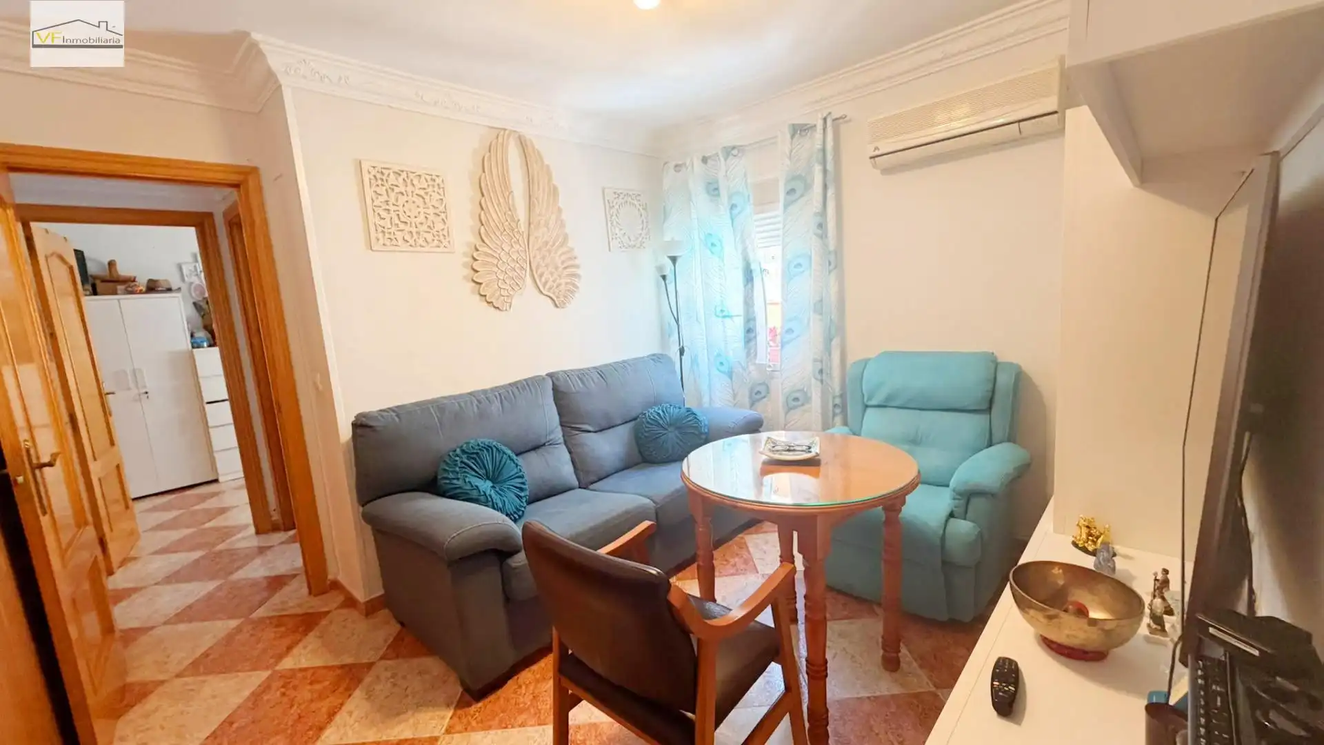Living room of Flat for sale in Málaga  with Air Conditioner and Heating