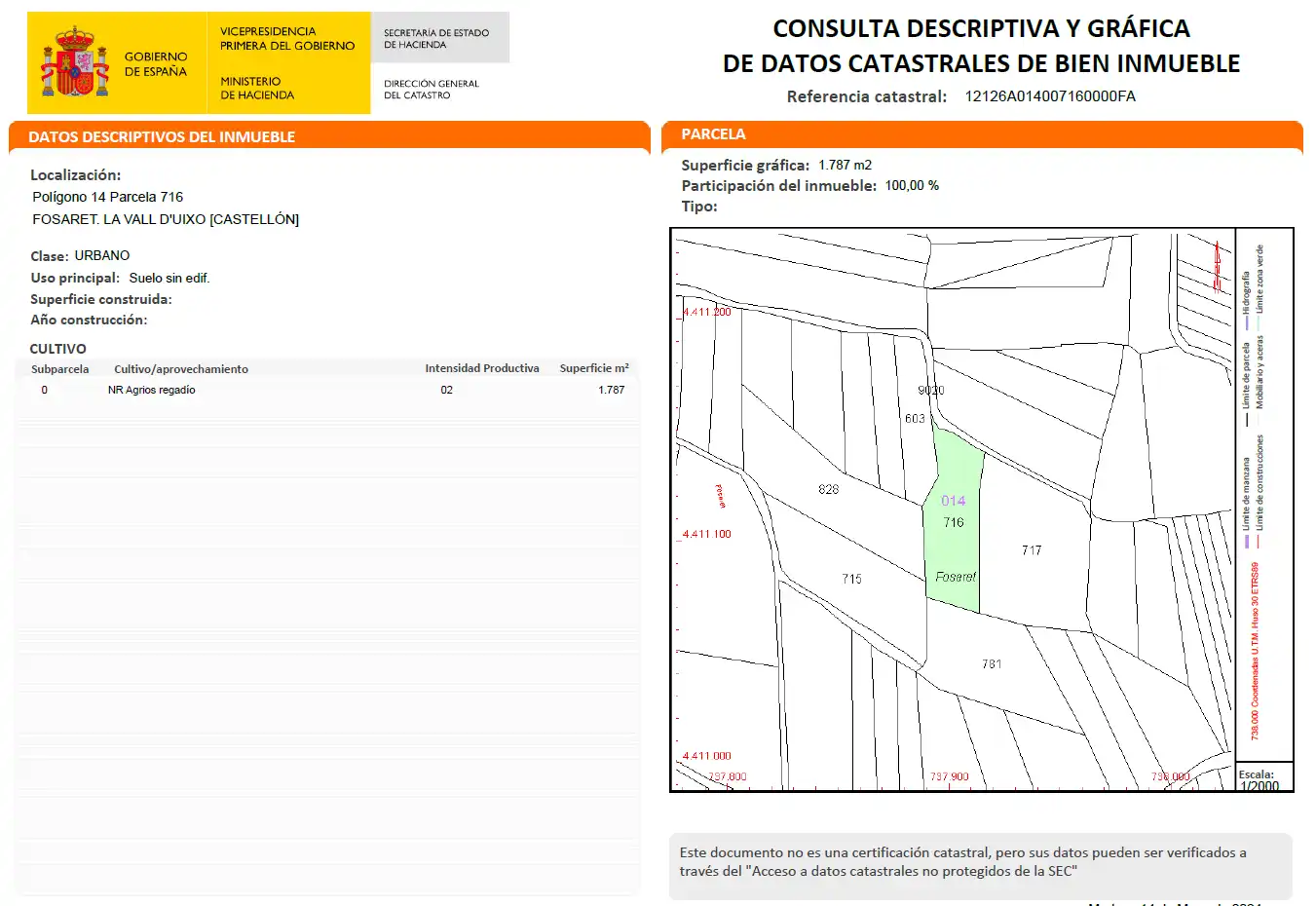 Terreny residencial en venda a Fosaret, imagen 14
