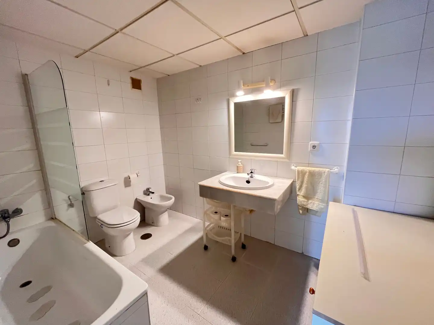 Bathroom of Apartments for rent in Marbella  with Air Conditioner, Terrace and Furnished