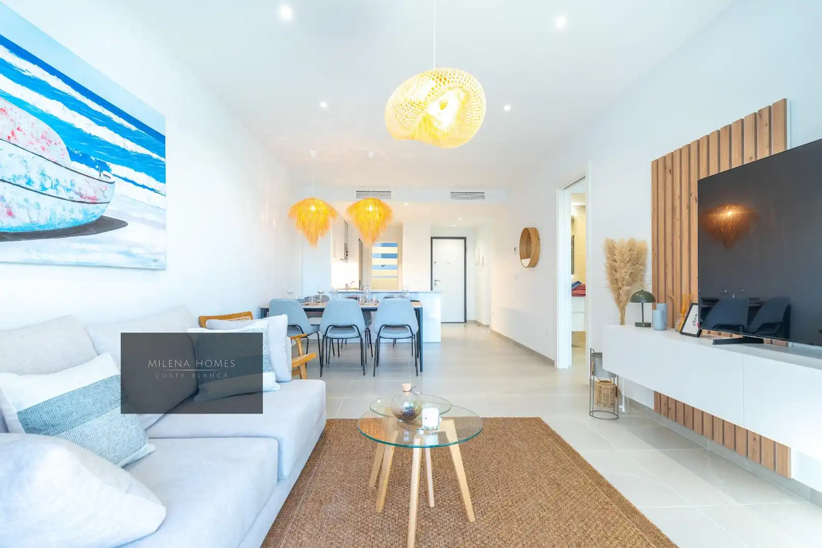 Sala d'estar de Apartament en venda en Orihuela amb Aire condicionat, Calefacció i Jardí privat